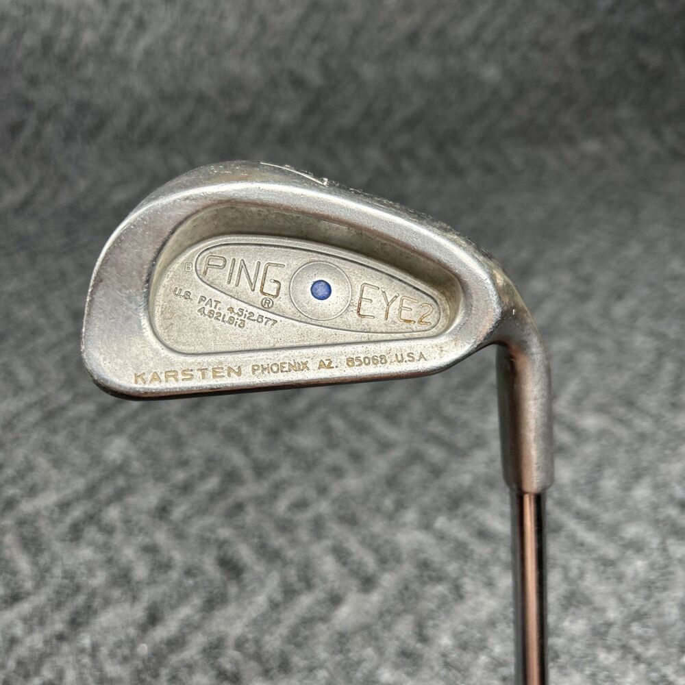 Ping Eye 2 Blue Dot 7 Iron Stiff Flex Steel Right Hand RH 37”